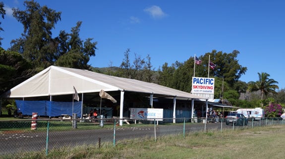 Pacific Skydiving Tents